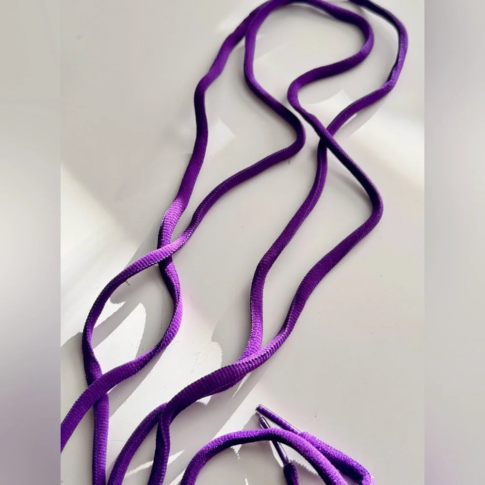 Purple Oval-Style Athletic Sneaker Shoelaces 44” NEW